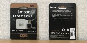 Lexar Professional 1000x microSDXC UHS-II 64GB LSDMI64GCBAP1000R パッケージ